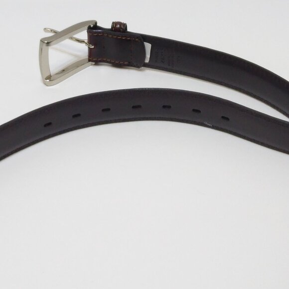 Dockers Genuine Leather Double Stitch Belt Strap 11DK02A6 Men's Size 44/110 EUC - Picture 6 of 6